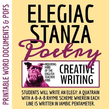 Elegy Poem | HS Creative Poetry Writing Lesson | Iambic Pentameter Practice