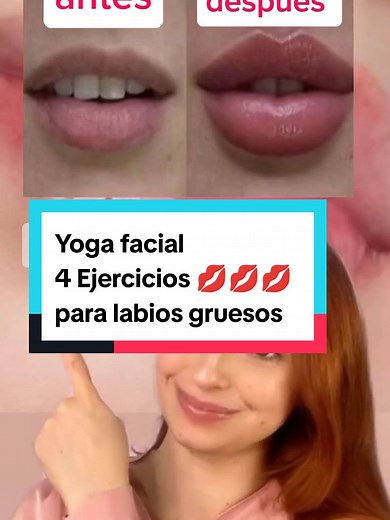 Yoga Facial Labios 💋💋 gruesos Te muestro 4 ejercicios faciles de realizar para unos labios gruesos y radiantes #Yoga #yogapose #yogafacial #yogarutine #yogaejercicios