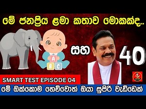 Smart Test Episode 04| මේවා පුලුවන්නම් ඔයා සුපිරිම බුද්ධිමතෙක් 😱❤️|sinhala riddles| Danuma Poddi