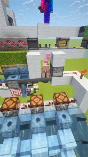 Rube Goldberg Machine But It Is Minecraft part 47 #shorts #minecraft