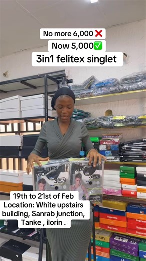 Affordable 3-in-1 Singlet Sale for Valentine's