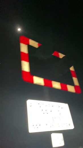 The level crossing with camera light