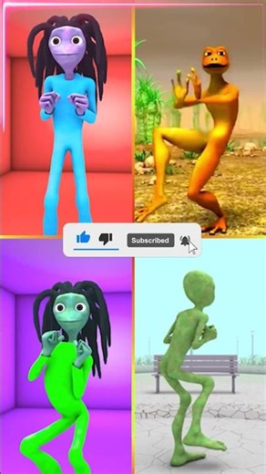 Green Alien Dance El Chombo Dame Tu Cosita feat Yeşil Uzaylı Dansı #dametucosita #shorts#cover#remix
