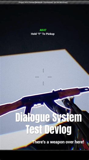 Dialogue System Test Devlog #devlog #project404 #unrealengine #zombiegame #indiegamedev #gaming #ue4