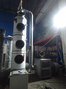 [Hot Item] PP Plastic Air Pollution Control System Wet Scrubber System