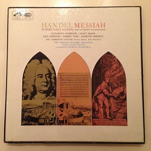 Handel, Elizabeth Harwood, Janet Baker, Paul Esswood, Robert Tear, Raimund Herincx, The Ambrosian Singers, The English Chamber Orchestra, Charles Mackerras - Messiah