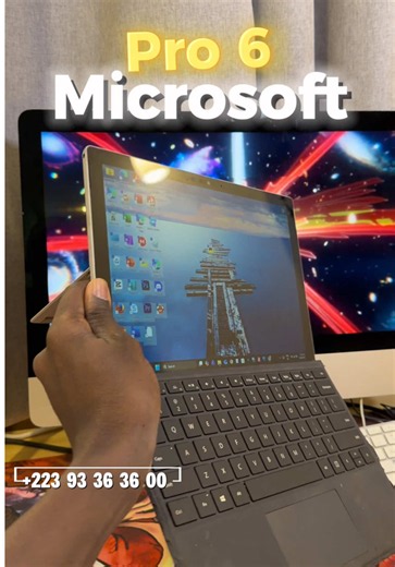 💻 Microsoft Surface Pro 6 – Disponible 🔄 PC tablette ultra rapide ⚡ Core i5 8ᵉ gen | 8GB RAM | 128GB SSD 🎬 Montage vidéo 💻 Microsoft Office & Adobe 🍿 YouTube, Netflix & séries ⚽ Football en direct 📚 Lecture PDF & études partout 📸 Caméra avant arrière 🪶 Ultra léger et facile à transporter 💰 Prix : 115 000 CFA 📦 Reconditionné – propre, testé et garanti . #malitiktok🇲🇱🇲🇱malitiktok #debloquemesvue #bamakomalitiktok🇲🇱🇲🇱🇲🇱 #tablette #microsoft