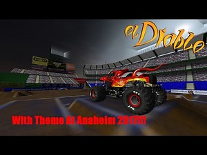 Rigs of Rods Monster Jam Monster Truck El Diablo 2017 With Theme At Anaheim 2017!!