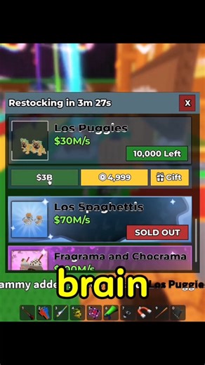 @blabrd9 | The best Roblox experience is in Steal A Brainrot! #stealabrainrot #robloxgametime #robloxvibes2025 #roblox4fun #robloxcrazyfun #robloxpop | Instagram