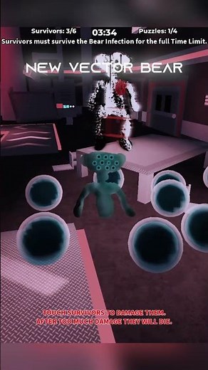 New vector origin bear in Roblox Bear alpha Vector validation 3#bearalpha #roblox #games