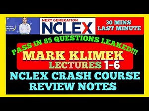 MARK KLIMEK COMPLETE NCLEX REVIEW LECTURES 1 -12 #RN #Markklimek #Klimekreview #Nclex #klimekbundle