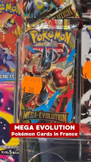 Super Duper Dani on Instagram: "Pokémon MEGA EVOLUTION Pack Opening ✨ We’re in Paris France, the real-life Lumiose City! What do you think of the new Mega Evolution Pokémon card set? It will officially release in the US on September 26th! #pokemon #pokemoncards #pokemoncommunity #pokemongo #pokemontcg"