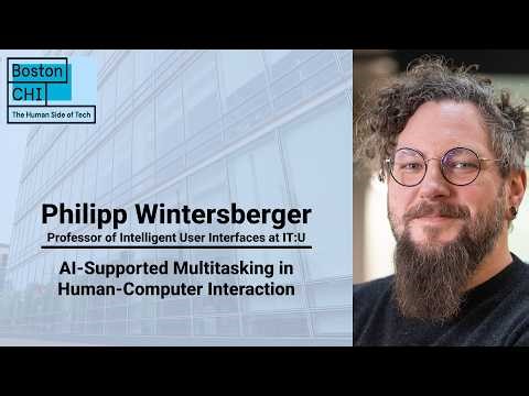 Philipp Wintersberger: AI-Supported Multitasking in Human-Computer Interaction