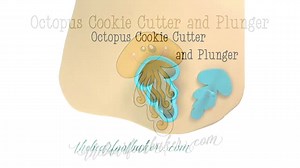 Octopus Cookie Cutter and Plunger, 3D Printed - Etsy Canada