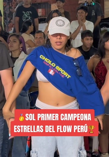 🇵🇪¡TENEMOS CAMPEONA!🏆🥇 Sol se corona como la primer campeona de Estrellas del Flow Perú🌟 La batalla final fue Sol vs Novata🔥 Sol logra el primer lugar, dejando un nivel impresionante en cada ronda y mostrando que el freestyle femenil está más fuerte que nunca🏆🟣😈 Esperen muy pronto todos los videos en nuestro canal oficial Estrellas del Flow Perú🇵🇪🔥🎥 🌟H I C I M O S H I S T O R I A🌟 Juntas🟣 Las mujeres si rapean. 🏆 #rap #peru #mujeres #batallasderap #batallasdefreestyle