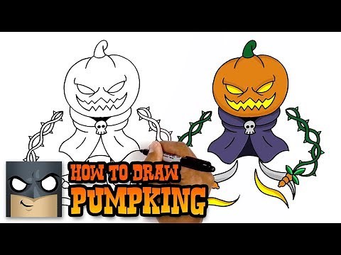 How to Draw Pumpking | Terraria (Art Tutorial)