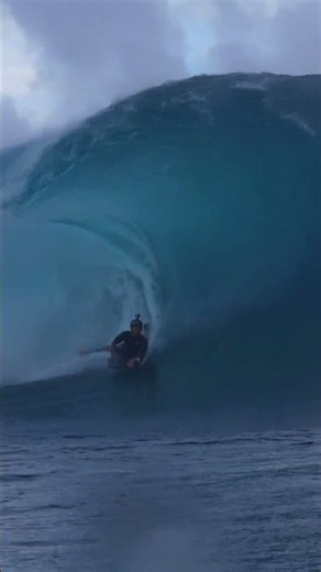 Bodyboarding the BEAST in Tahiti
