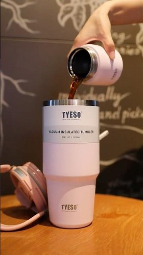 TYESO Vacuum Insulated Tumbler- Daily Latte with ROAM 2.0 in 60 Seconds ☕