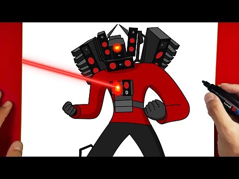 How to Draw Speaker Man Skibidi Toilet 67 (part 2)