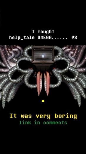 I fought omega flowey in help_tale #gameplay #shorts #undertale