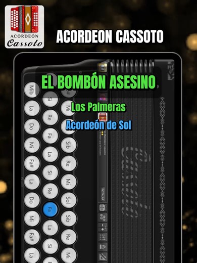 Cómo Tocar El Bombón Asesino en Acordeón Cassoto