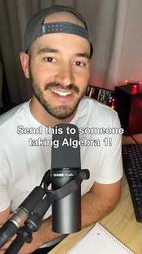 How to factor by grouping in Algebra 1! #alldayeverydaymath