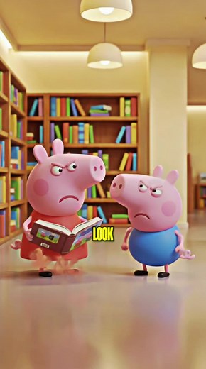 Peppa Pig Library Episode! #animation #peppapig #britishhumour #georgepig