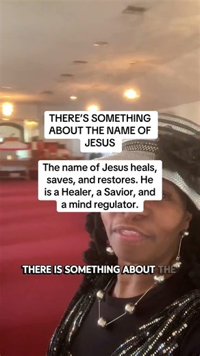 THERE’S SOMETHING ABOUT THE NAME OF JESUS! Just saying His name brings peace to your heart