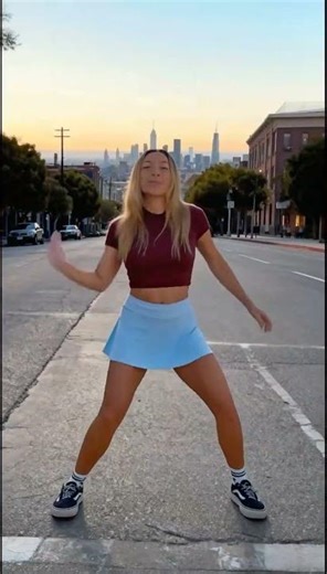 Beautiful Shuffle Dance Girl — Elegant Movements, Fast Footwork and Amazing Control