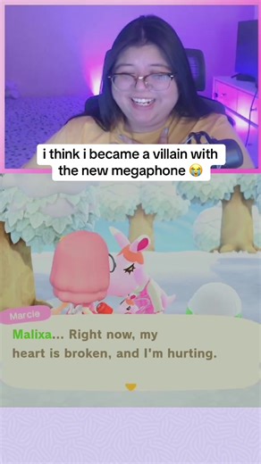 no one should’ve allowed me to use this megaphone #animalcrossing #animalcrossingnewhorizons #acnh