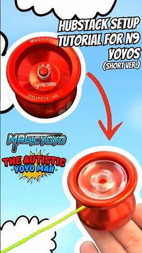 Yoyo Hubstack Kit Tutorial For MagicYoyo N9 (SHORT VER.)🪀