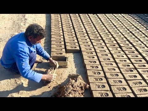 Amazing Handmade Brick Making Process | Millions of Bricks Produced by Hand #bricks