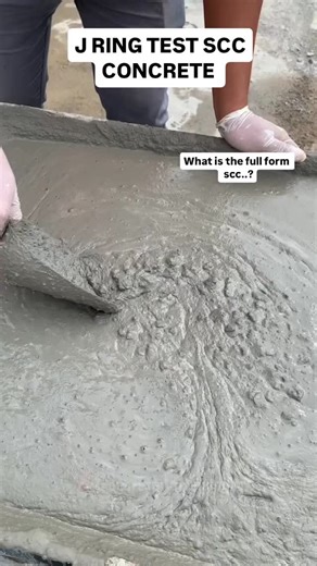 Buildwithengineers | Slump flow test: Measures the viscosity of the SCC mixture by measuring how long it takes to spread to a certain diameter. . . #j #ring... | Instagram