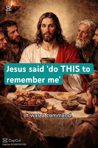 Do this to remember me, spiritual command 🙏🙏🙏🙏