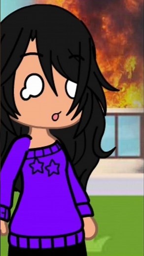 Aphmau burnt the house🤣🤣 //gacha life Aphmau //gacha life funny //gacha life //gacha nox //