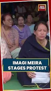IMAGI MEIRA Stages Protest In Manipur | Demands Action On Missing Meitei Persons #manipur