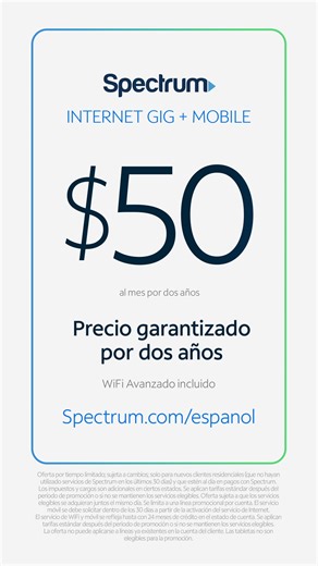 Obtén velocidades Gig superrápidas y confiables para conectar tu casa, hacer streaming, trabajar y conectarte de manera fluida. | Spectrum
