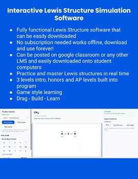 Lewis Structure Builder Game | Drag-and-Create Covalent Structures | Interactive