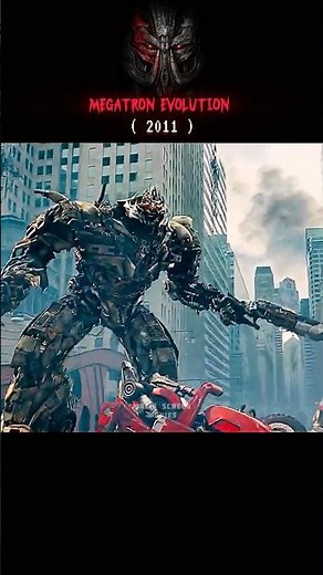Megatron evolution 2014, 2017 😈#megatron #optimusprime #shorts #ytshort