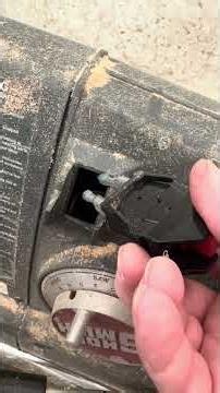 Replace a Shopsmith power switch from the front.