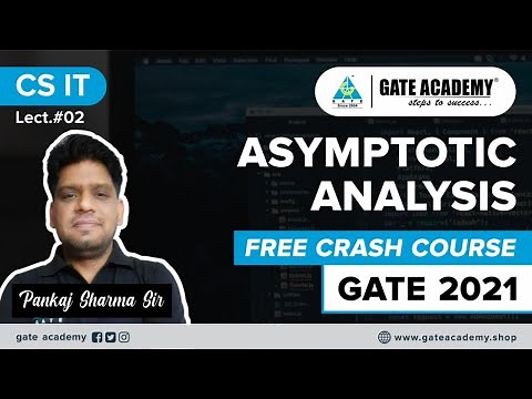 #2 | Asymptotic Analysis | Free Crash Course by Pankaj Sir | CS/IT | GATE 2021