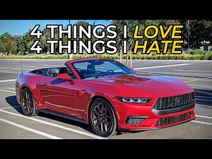 What I Love and Hate About the 2024 Ford Mustang EcoBoost Premium Convertible (POV)