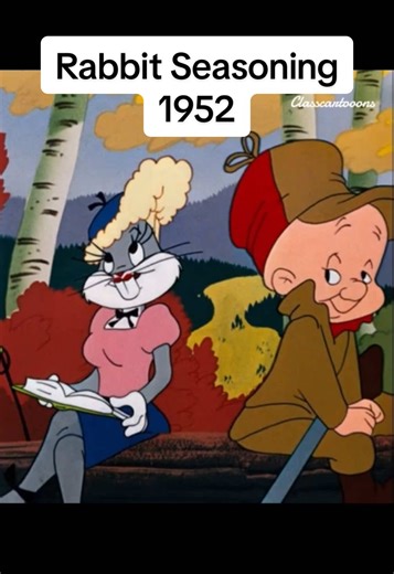 Rabbit Seasoning: Classic Bugs Bunny and Daffy Duck