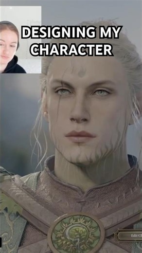 designing my first character in baldur’s gate… #BG3 #character #gaming #dragonborn #shorts