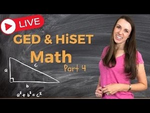 📚 GED Math Live Session: Part 4 - Pythagorean Theorem