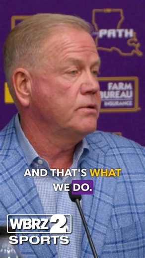 "I can't do that anymore. They make memes of that." LSU head coach Brian Kelly shared a light moment with the media on Monday, jokingly referencing his viral "table-punching" incident that followed the Tigers' loss to USC last season https://www.wbrz.com/news/watch-live-lsu-head-coach-brian-kelly-speaks-to-media-after-first-win-of-season-in-death-valley | WBRZ Channel 2