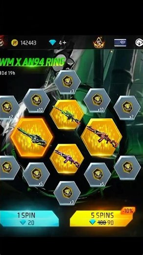 New AWM Skin preview. Free fire Best Sniper! #shirtfeed.