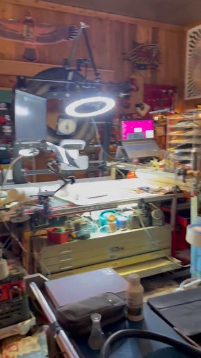 In the studio with @martha._jones ❤️ #androidjones | Android Jones