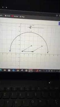 Modelo de geogebra que representa al limpia parabrisas