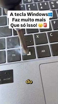 5 atalhos secretos na tecla Windows para ter mais produtividade e desempenho no seu PC!